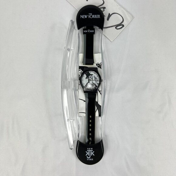 The New Yorker Watch Rea Irvin Eustace Tilley Black White Wristwatch Artist 2 - Picture 3 of 7
